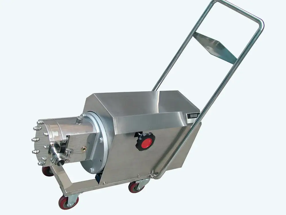 BOAO  Food grade stainless steel Rotary Lobe Pump for medicine with hoper control box