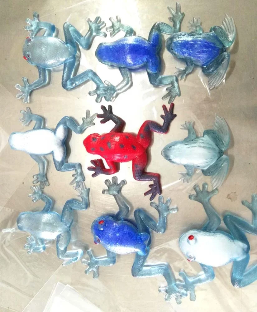 shenzhen toys plastic soft rubber frog toys