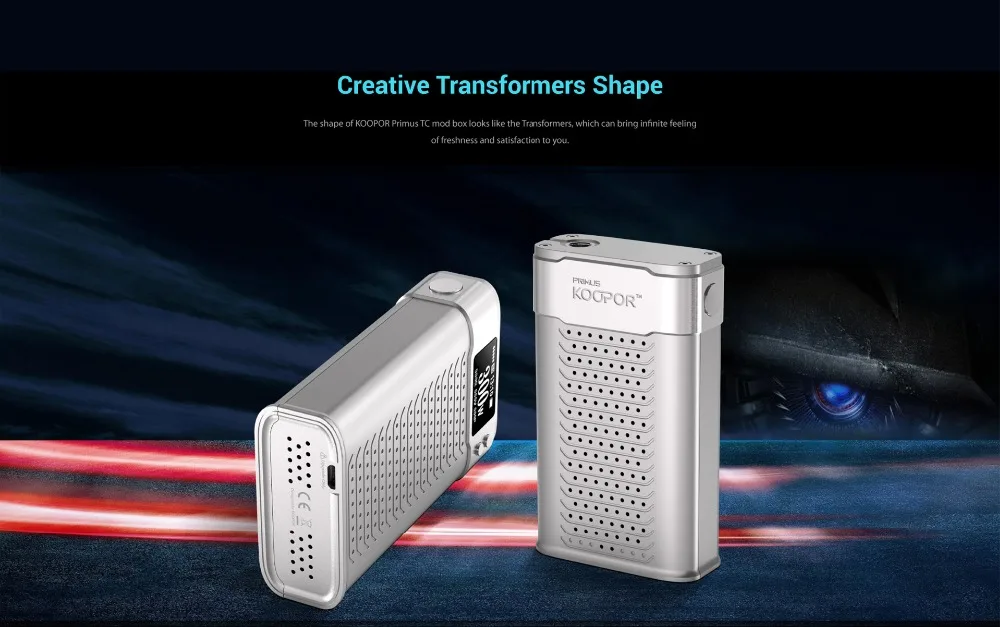 Newest wonder SMOK 300W wattage Koopor TC mod Smok Koopor 300W box mod stainless/black color fit 3pcs 18650 batteries
