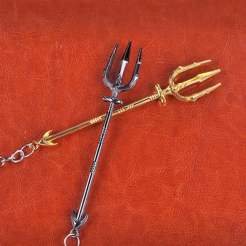 Venom Neptune harpoon key chain spider man metal car key chain