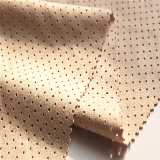 Дешевая оптовая вязаная ткань из замши для платья