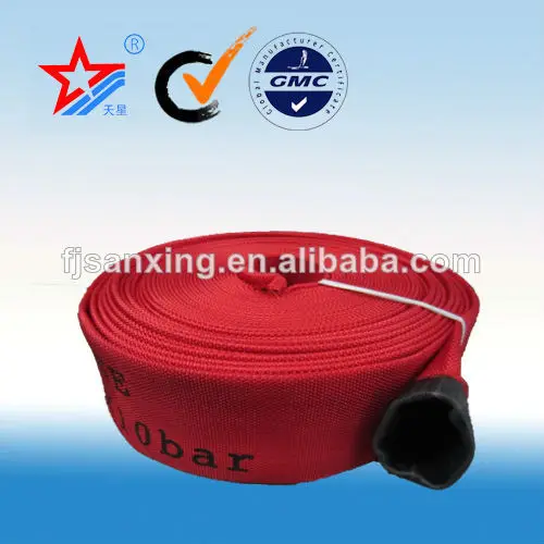 высокое качество всех видов 20 полоса красного резиновым покрытием пожарный рукав