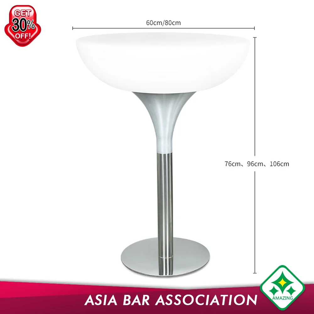 
Modern light up Bar Table night club furniture 