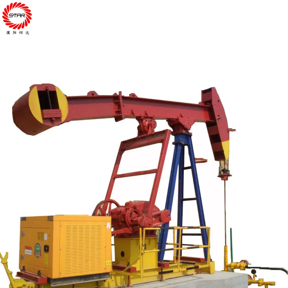 
Gear Reducer Oil Well Equipment Electric Double-horse Oil Beam Walking Beam Simple New Kowtow Machine 