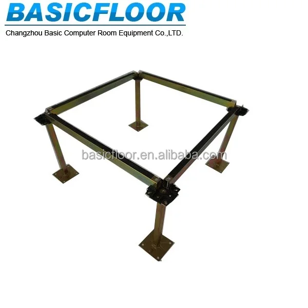 
Hot selling steel adjustable elevated panel pedestals data center raised access floor 