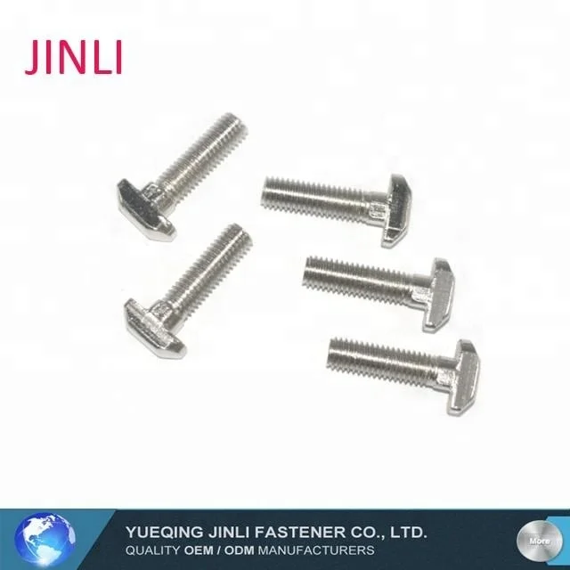 M8*35 T-Head Bolt Screw With Aluminum Extrusion 4545