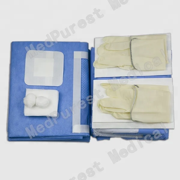 Customized sterile drape disposable pack surgical mesh hernia for hospital