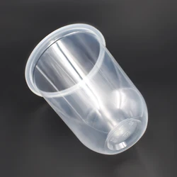 Custom Design Biodegradable Take Away Disposable PP Plastic Juice Cups and Lids