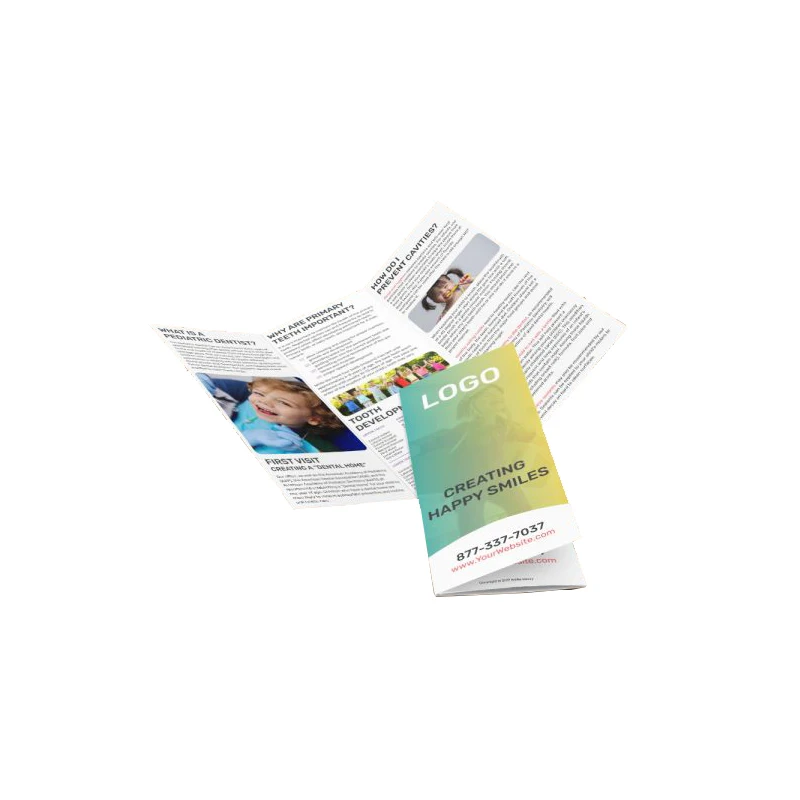 Custom printing booklet catalogue flyers leaflet paper brochure