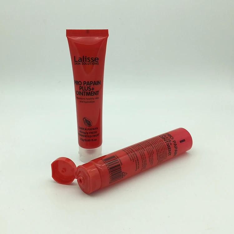 25g Packaging Tube Empty Eye Cream BB Cream Lotion Cosmetic Tube OEM/ODM Plastic Free Offset Flip Lid Screw Lid
