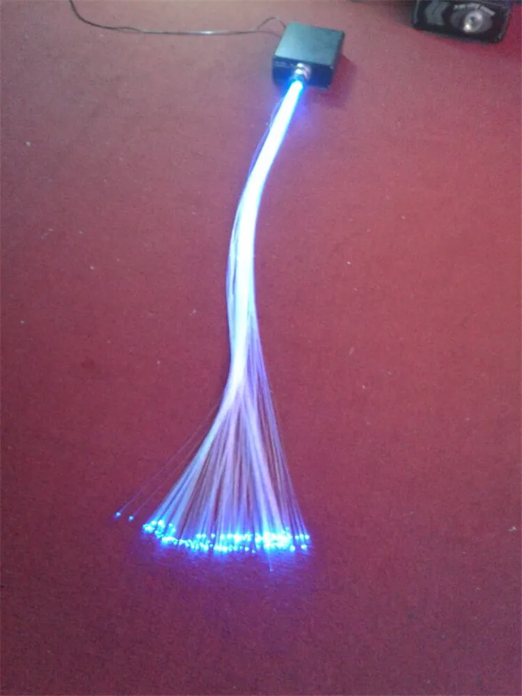 45W 0.75mm fiber cable 1200pcs 2m Club bar lighting decoration led fiber optic kit for starry star ceiling