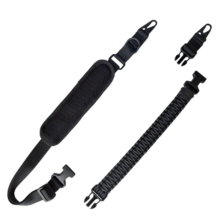 Outdoor Military Hunting Shooting Accessories Quick Detach Paracord 550 Sling For Rifle Gun