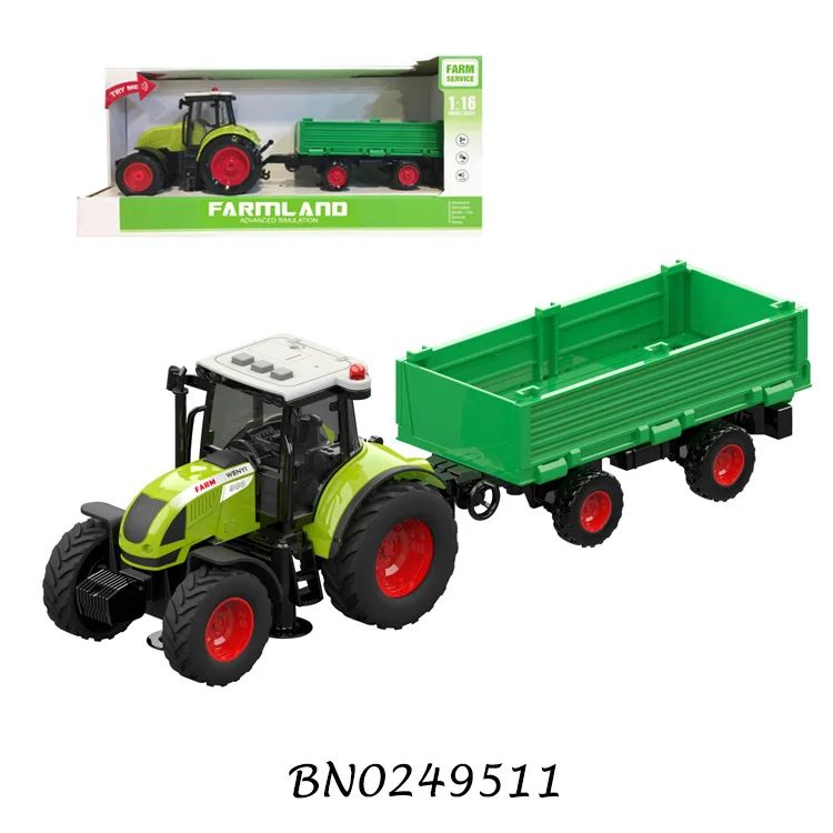 Масштаб 1:16 музыка и свет Трение фермер грузовик автомобиль игрушки с подсветкой