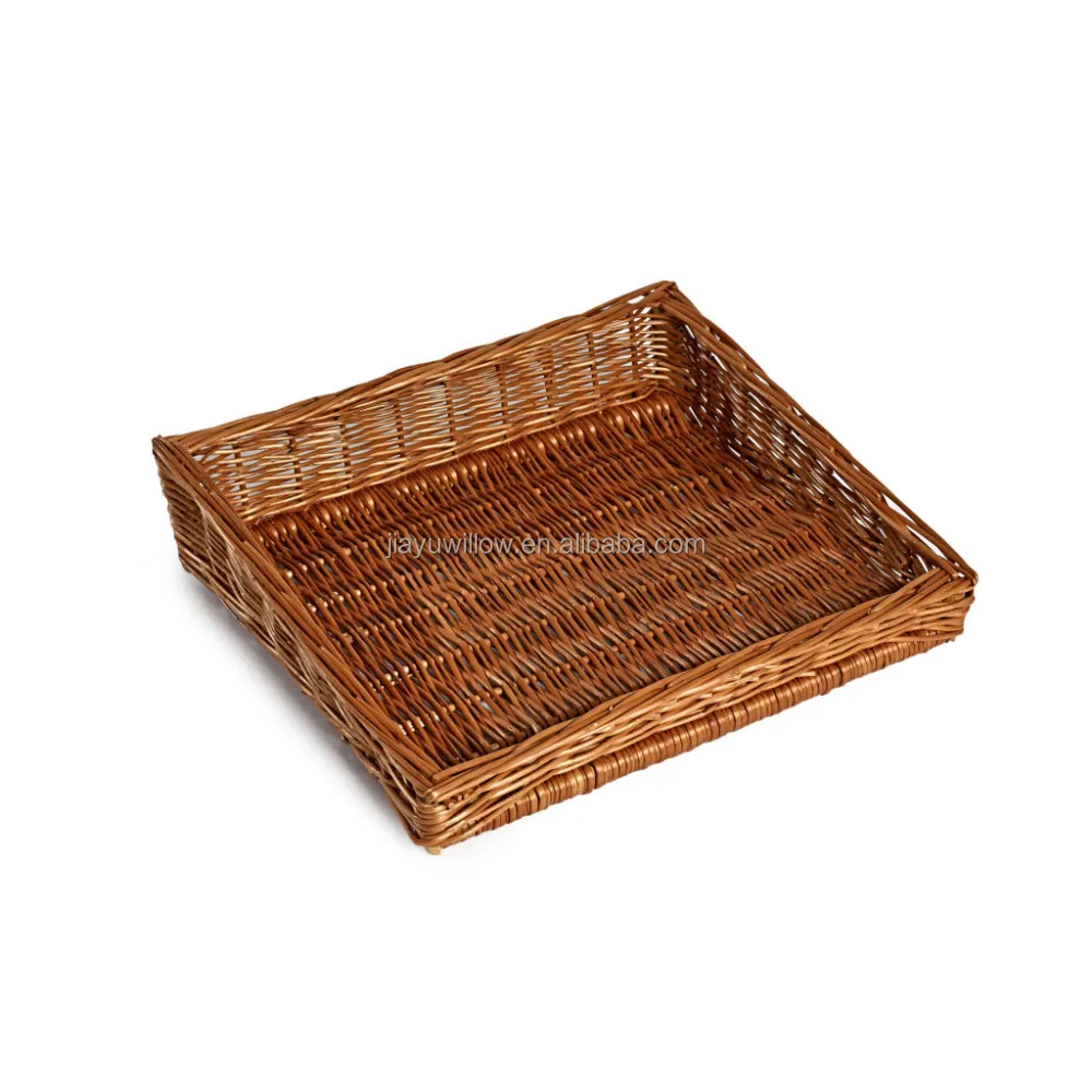 handmade wicker fruit basket bread wicker display basket wholesale