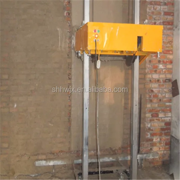 Automatic wall rendering machine construction machine