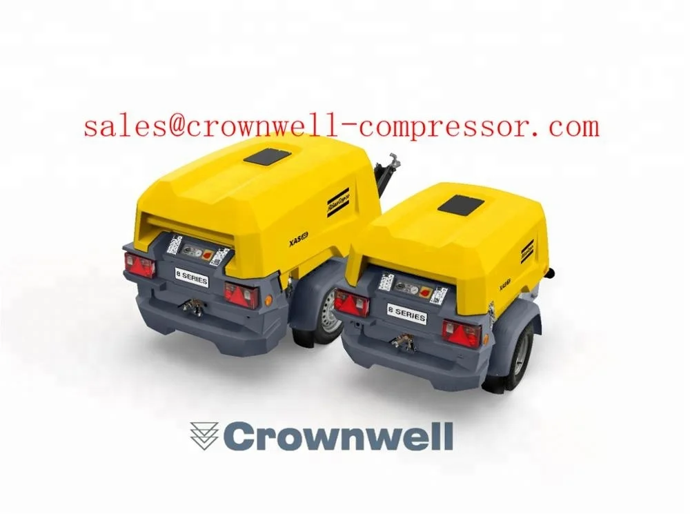  Портативный винтовой воздушный компрессор Atlas Copco XAS37 XAS47 XAHS37 XAS57 XAS67 XATS67 XAS97 XAH107