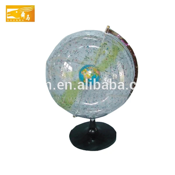 
World globe centerpiece the transparent celestial globe wholesale clear plastic globe 