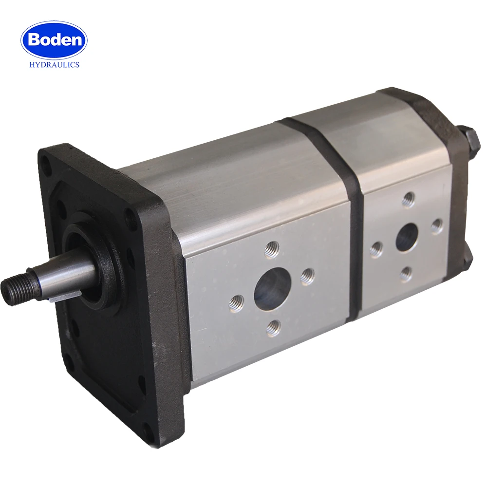 two stage hydraulic gear pump
