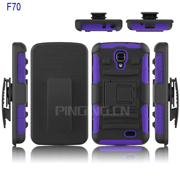 Цена от производителя! 3 в 1 робот подставка гибридный чехол для LG Optimus F70