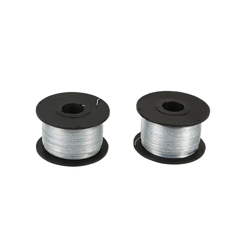 silver galvanized rebar tying wire for rebar tying tool wire spool P-01