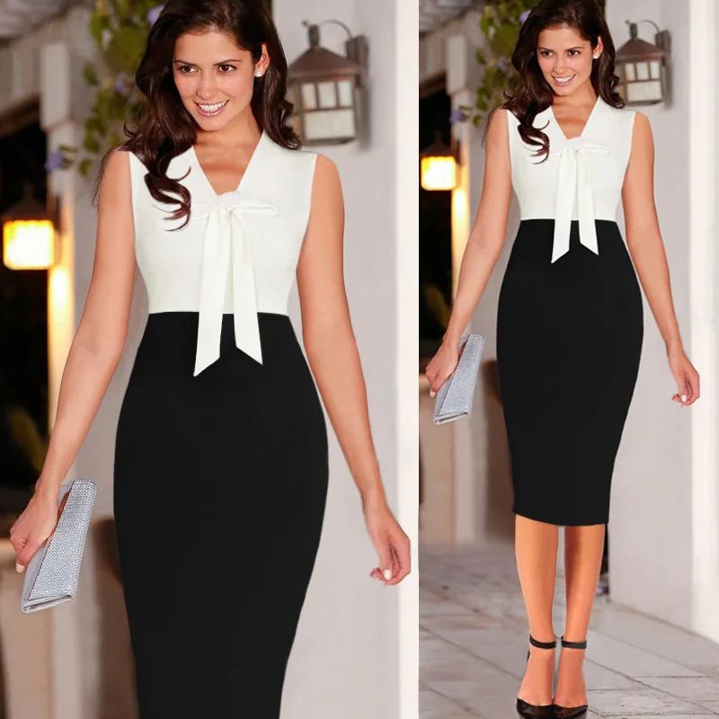 
or10651h Best selling lady cloth sleeveless office pencil dress women fashion dresses 