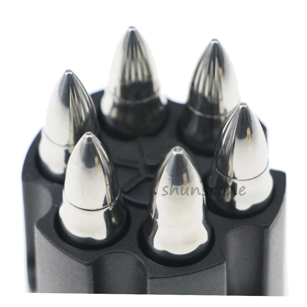 
Best Selling Hot Chinese Products Bullet Whiskey Stones Gold Stainless Steel Mycricket Cube Shape Reusable Amazon Top Seller 