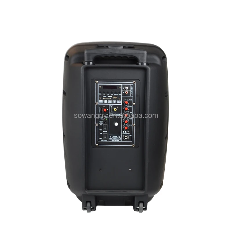 Jerry JR-Q5 karaoke speaker15 inch DJ rechargeable portable speaker