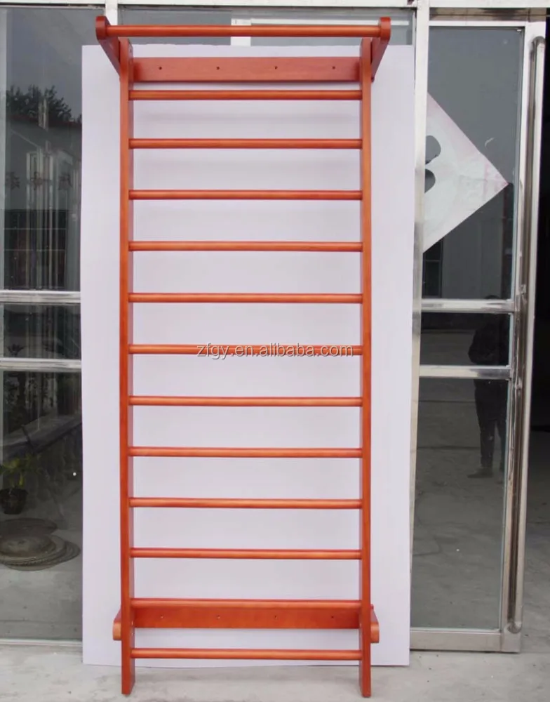Swedish wall bars gym ladder home gym exercise