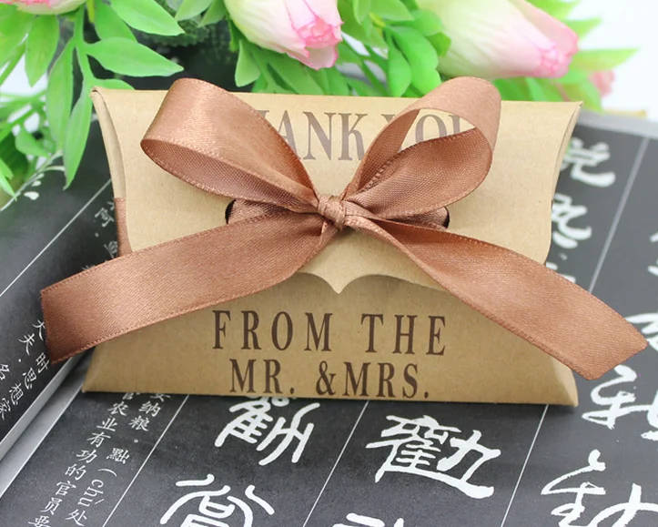 Alibaba Custom Paper Pillow Box For Hair Extension Package