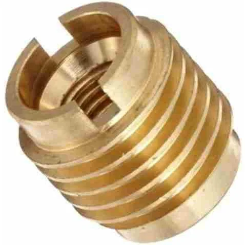 Home Brew Dual-Threaded Insert For Wooden Tap handles Copper Brewery equipment HomeBrewing Faucet Fitting