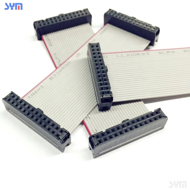 10pin to 40 pin ribbon cable with 1.0mm idc connector flat cable wire harness