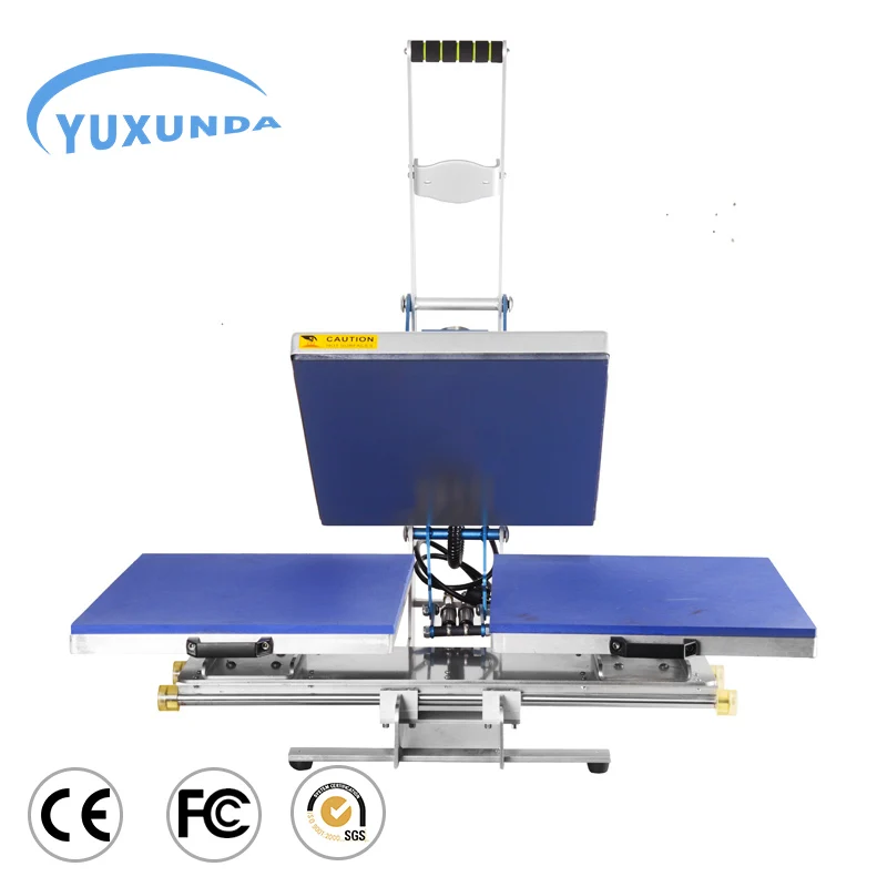 
Yuxunda double location heat press machine for t shirt printing manual flat heat press machine cheap for sale 