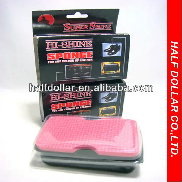instant shoe shine sponge/Shoe Shine Sponge/Self Shining Shoe Polish
