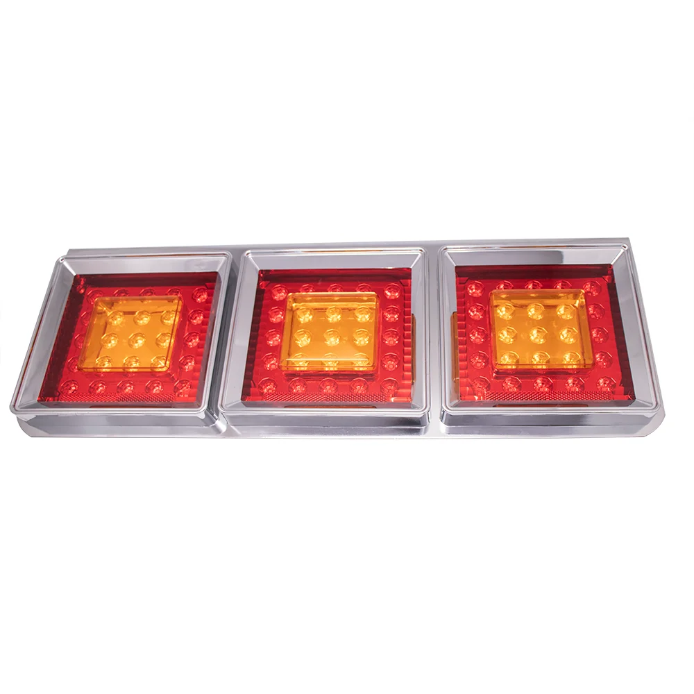 
Hot sale 24V stainless steel truck spare parts truck tail light led tail lamp truck led light for Mitsubishi for Hino 