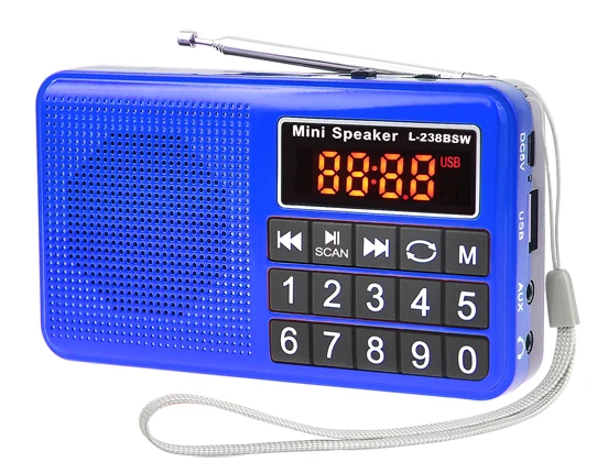 L-238BSW MP3 музыкальный плеер динамик короткие волны радио коротковолновый радиоприемник