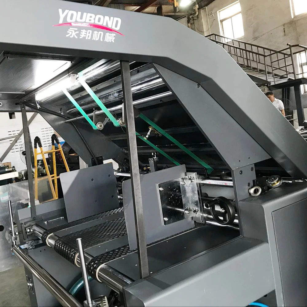 Factory price semi automatic cardboard flute corrugated box board paper laminating machine / laminator machine for sale