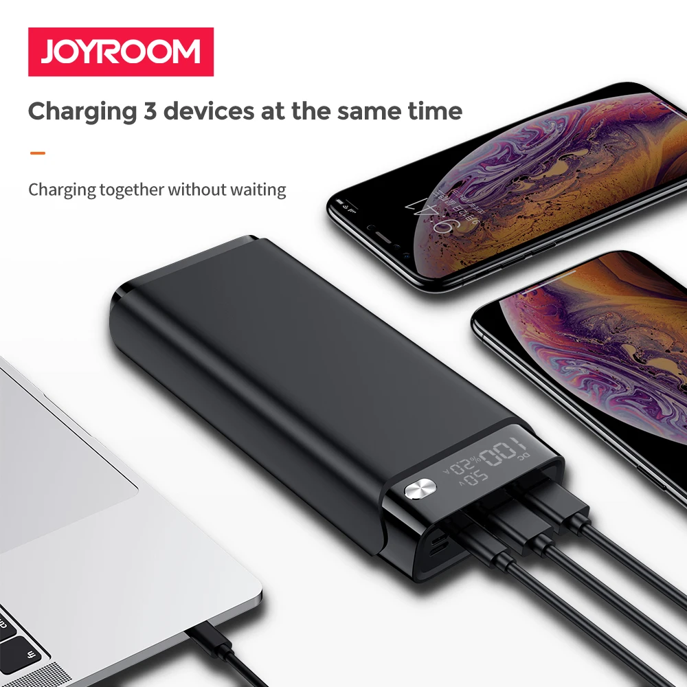 
Joyroom Mobile Phones PD Power Bank Qc3.0 power bank 30000 mah 
