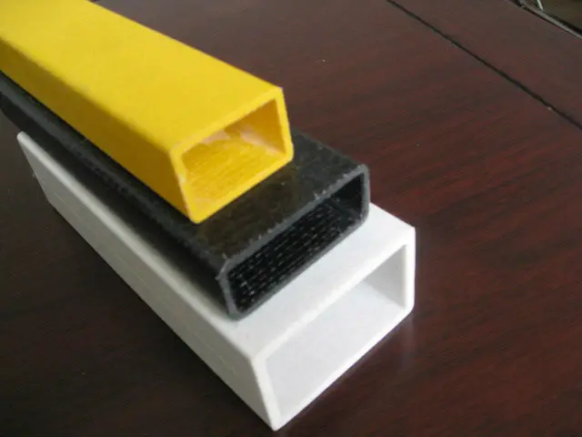 FRP fiberglass rectangular tube plastic pultrusion profiles