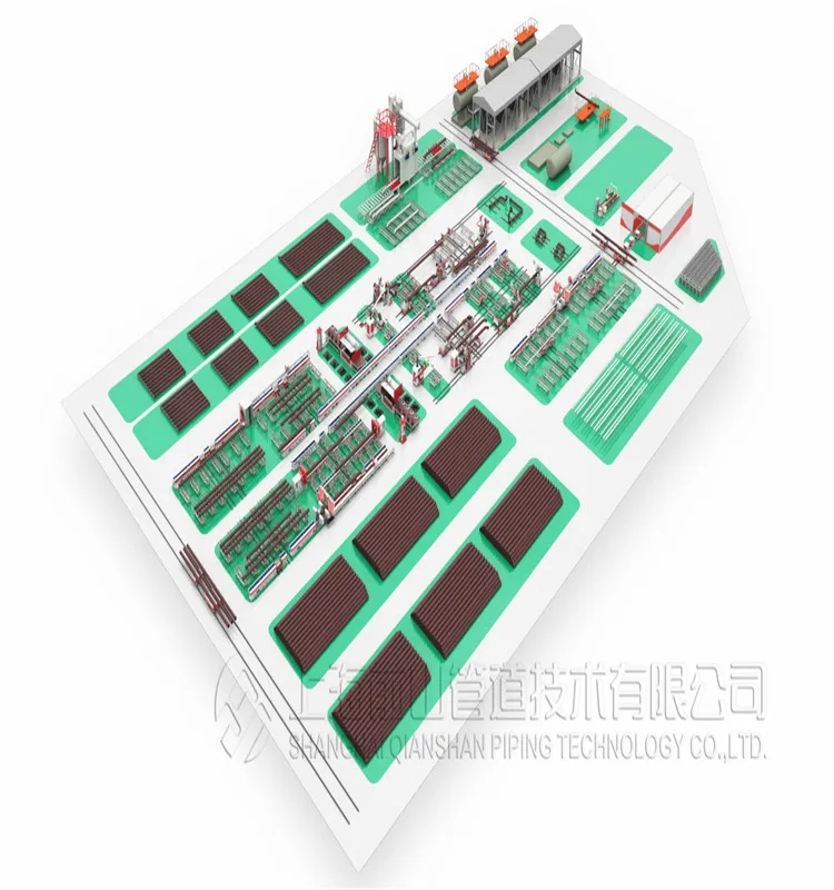 Pipe fabrication line;Pipe spool fabrication production line (Fixed type)