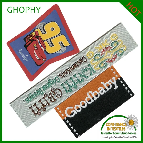 Индивидуальные тканые нашивки, тканые этикетки, тканые значки