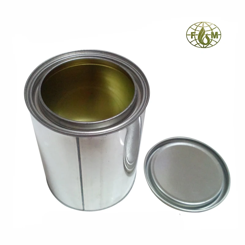 Dia. 84 мм круглая Оловянная мини краски жестяные коробки с внутренней эпоксидной лак