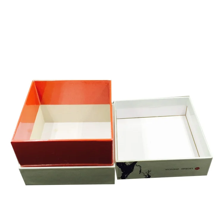 luxury Cardboard hard rigid Square fragrance gift box for packaging