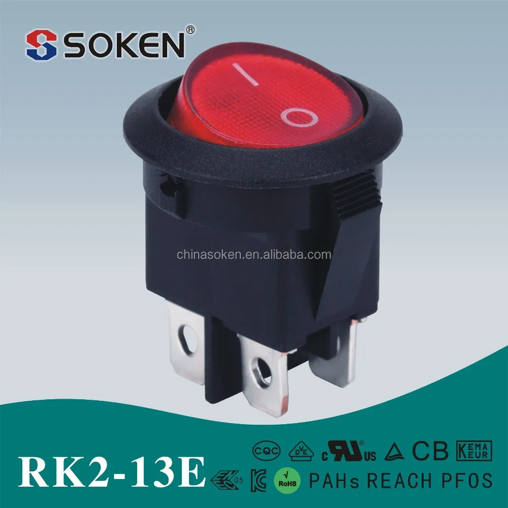 Rk2-13E DPST рокер 16a 250v перекидной переключатель T85