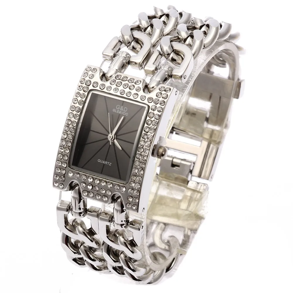 G&D Women Wristwatches Quartz Watch Luxury Gold Watch Relogio Feminino ...