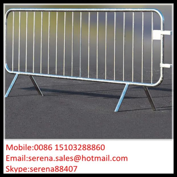 
Pedestrian barriers/galvanised portable fence 