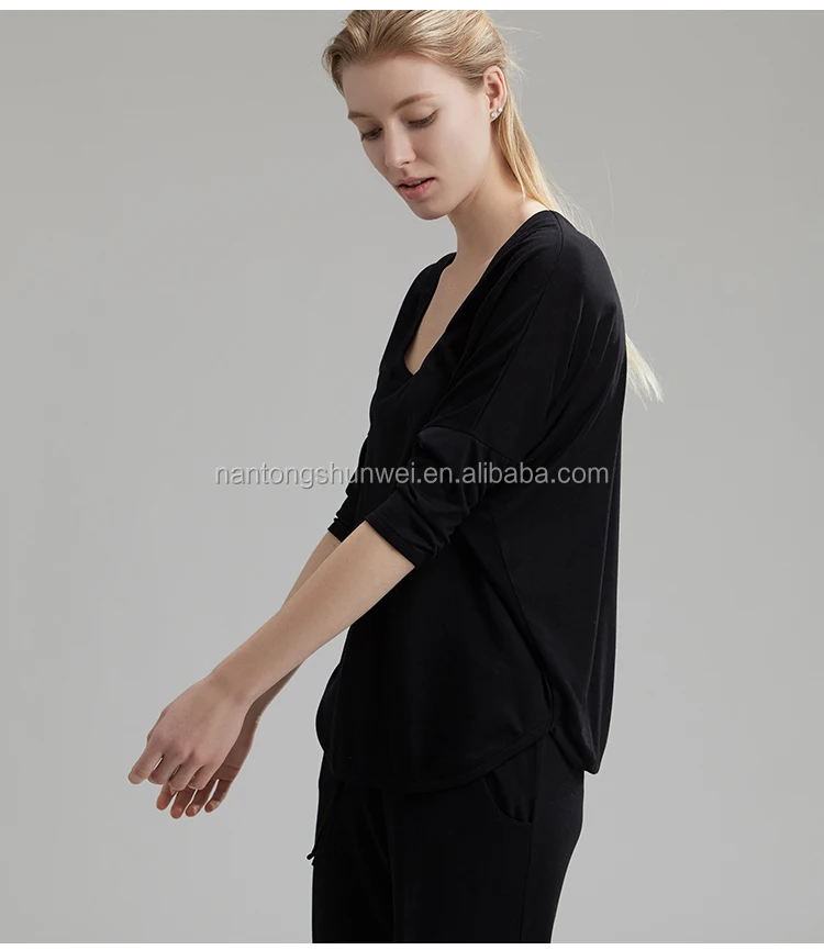 hot sale soft women pajamas high quality leisure modal wear sleep wear sets
