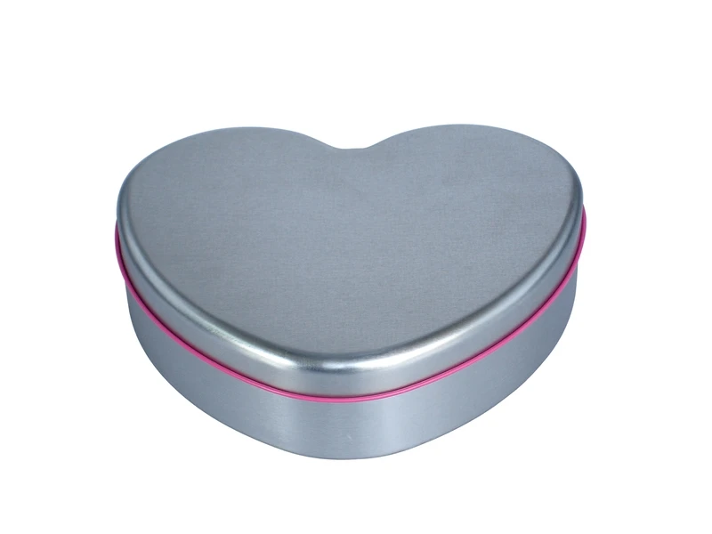 Жестяная коробка для конфет в форме сердца, жестяная коробка для шоколада, подарочная упаковка, жестяная коробка