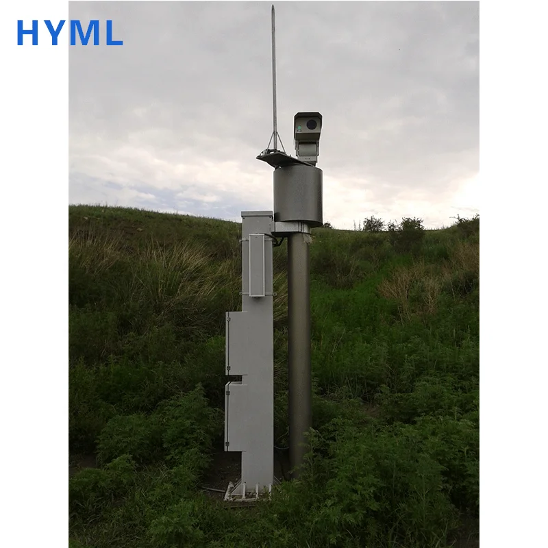 
The telescopic monitoring camera mast on Site Protection 