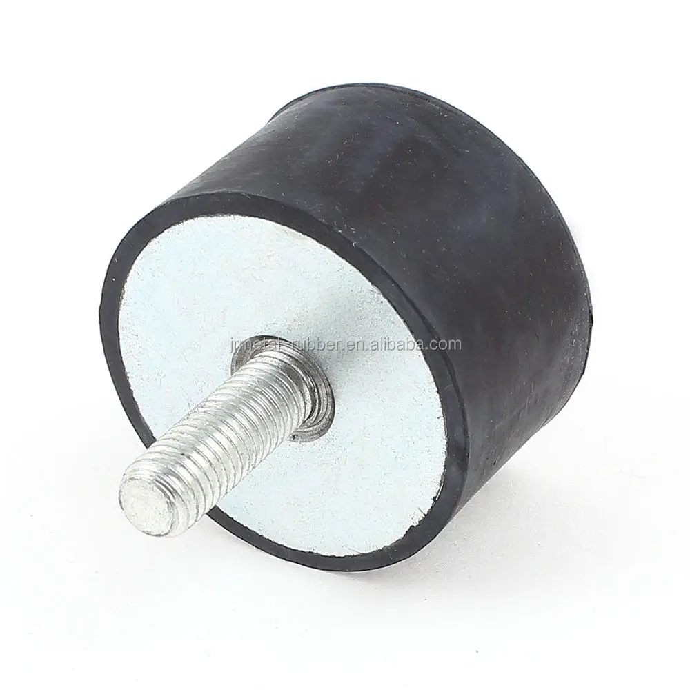 China standard auto protective sleeve anti-vibration rubber dock bumper with threaded studs bolt