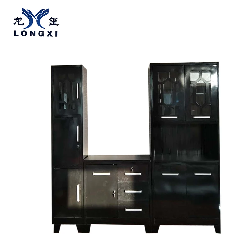 
2019 High Quality Black Ironing Competitive Office Metal Cupboard With Bench 